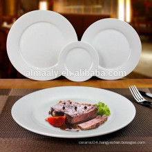 wholesale bulk dinner plate,white porcelain pasta plate